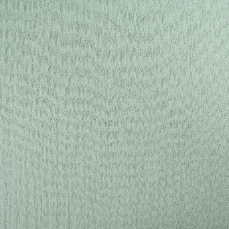 Double Gaze Unie Vert d'Eau - Maison Klem